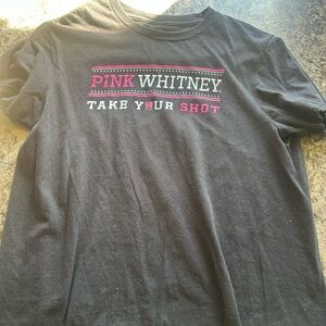 Pink Whitney "Take Your Shot" Black Graphic Tee